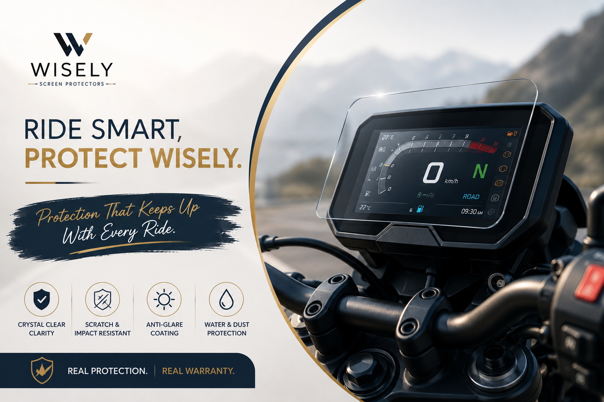Ride Smart, Protect Wisely: Motorcycle Digital Display Protection Done Right