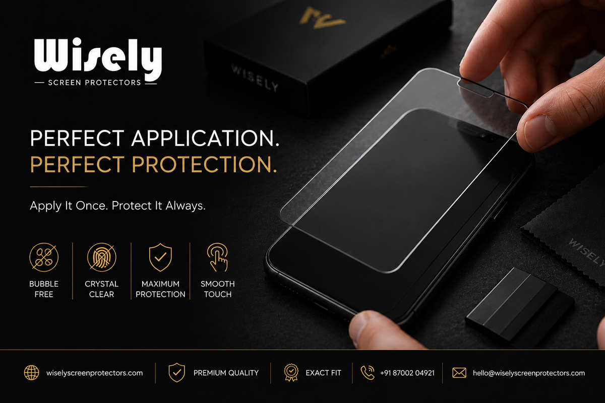 How to Apply Screen Protector Without Bubbles – Wisely