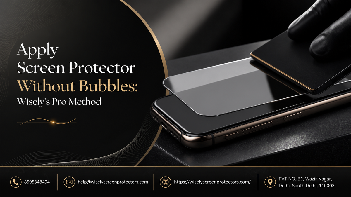 Apply Screen Protector Without Bubbles: Wisely's Pro Method