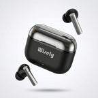 Wisely Buds Pro True Wireless Earbuds (Bluetooth V5.4) with 50 Hours Playtime & 2-mic Clear Calling ANC, IPX4 Waterproof, Deep Bass Stereo Ear Buds TWS Earphones