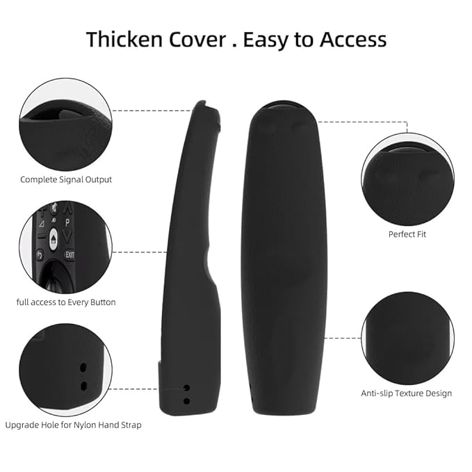 Silicone TV Remote Cover Case for LG Magic Remote AN-MR19BA & AN-MR600 – Washable Shockproof Protective Sleeve