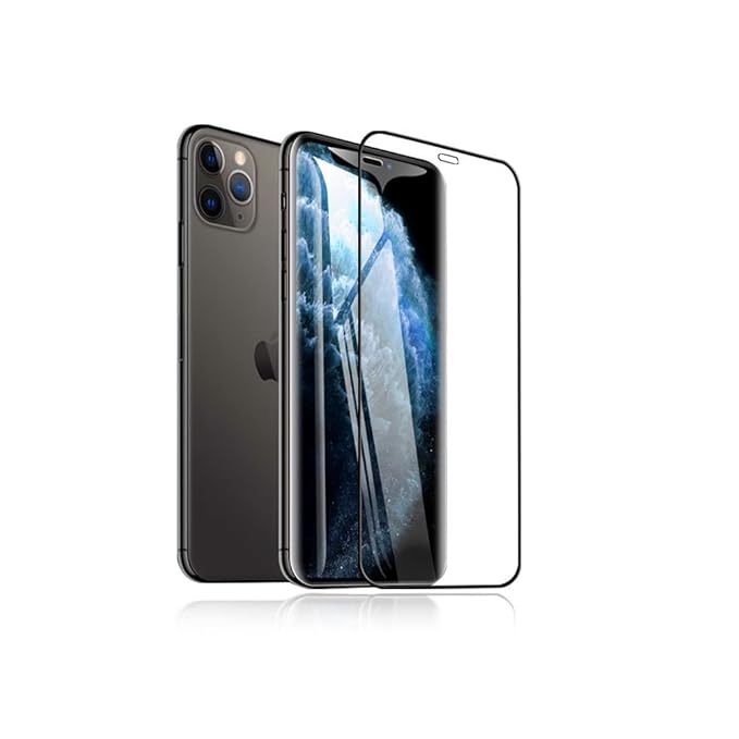 Super-HD Curved Tempered Glass Screen Protector for Apple iPhone 12/12 Pro (6.1") | Edge-to-Edge Full Cover | 9H Hardness | Scratch Resistant