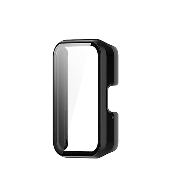 Wisely Electroplate Shine Slim Bumper Tempered Glass Protective Case for Samsung Galaxy Fit 3 – Luxury Black, Shockproof, 360° Full Cover