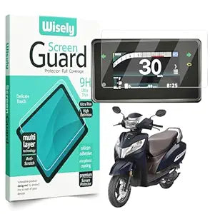 Wisely Premium Screen Guard for Honda Activa 125 (2025) & Activa 110 DLX – Scooter Digital Meter Protector, HD Clear, Scratch Resistant, Easy Installation Kit