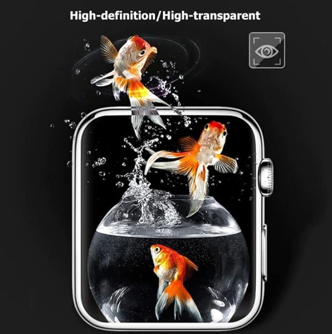 Wisely [Pack of 3] Screen Guard Protector for Noise Pulse 2 Max Smartwatch 1.85" – Flexible TPU, HD Clear, Bubble-Free, Full Edge Coverage