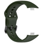 Wisely Adjustable Silicone Strap for Redmi Watch Move – Replacement Band with Tang Buckle, Soft & Durable, Olive