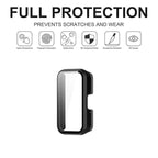 Wisely Electroplate Shine Slim Bumper Tempered Glass Protective Case for Samsung Galaxy Fit 3 – Luxury Black, Shockproof, 360° Full Cover