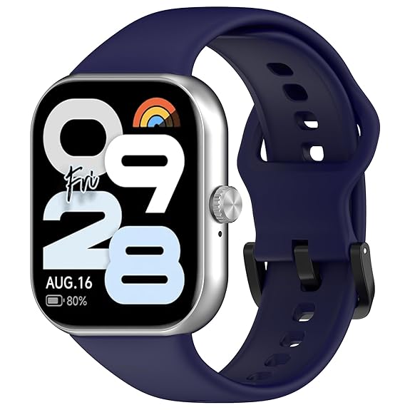 Wisely Adjustable Silicone Band Strap for Redmi Watch Move – Premium Replacement Smartwatch Bracelet (Multiple Colors)