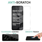 Screen Guard Combo Pack for Redmi 15 5G | 2 Camera Glass + 1 Front Flexible