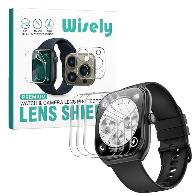 Screen Guard Protector for Noise Icon Arc Smartwatch 2.01" – HD Full Cover 3pcs