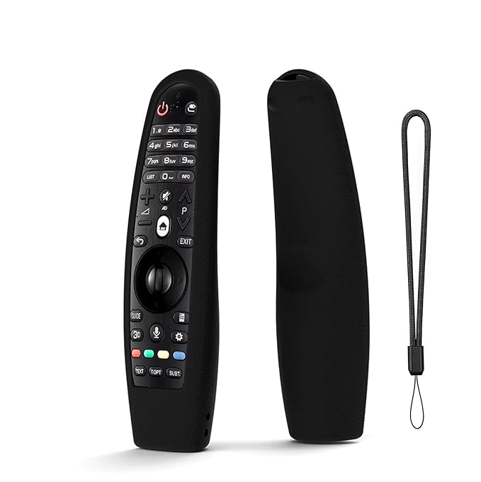 Silicone TV Remote Cover Case for LG Magic Remote AN-MR19BA & AN-MR600 – Washable Shockproof Protective Sleeve