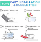 Wisely Camera Glass Guard for iQOO Neo 10 – 9H Hardness, HD Clear Lens Protector, Anti-Scratch, Easy Installation | Pack of 2 |