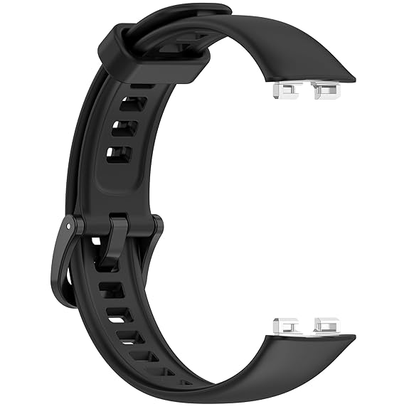 Wisely Adjustable Silicone Replacement Strap for Huawei Band 10/9/8 – Soft, Sporty & Durable