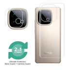 2-in-1 Camera Lens Nano Glass + TPU Back Guard Protector for iQOO Neo 10 | Edge-to-Edge Full Cover | Scratch Resistant
