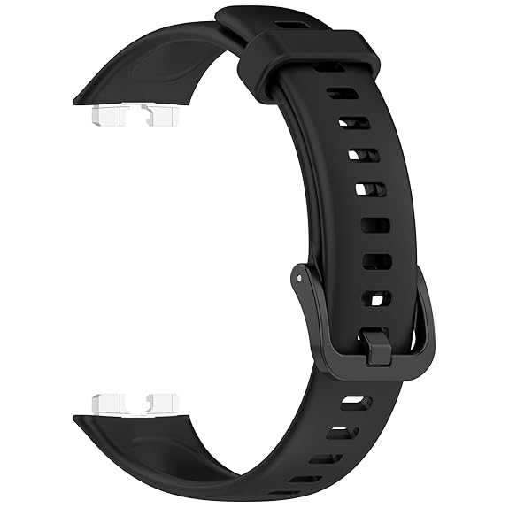Wisely Adjustable Silicone Replacement Strap for Huawei Band 10/9/8 – Soft, Sporty & Durable