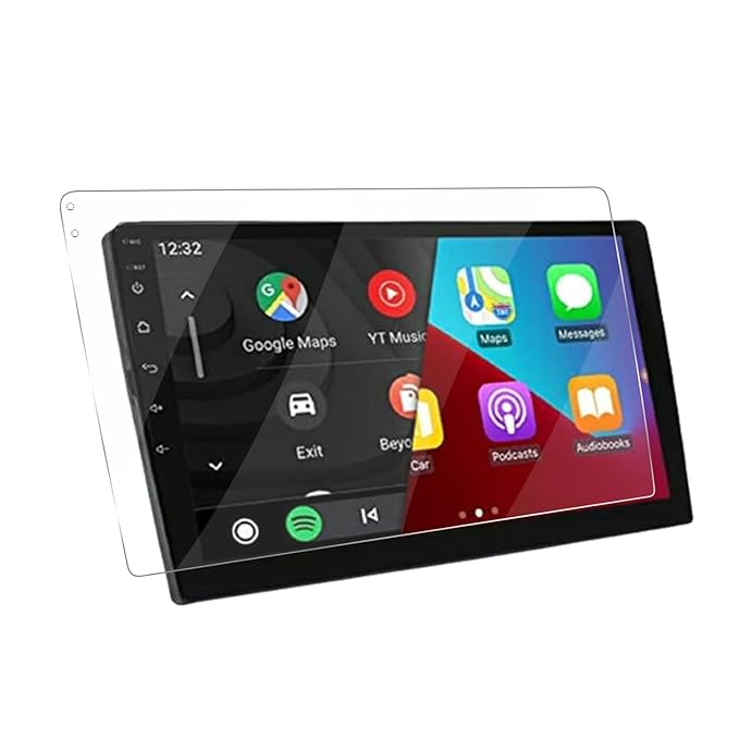Wisely 9-Inch Car Stereo Screen Protector – HD Clear, Scratch Resistant, Full Screen Guard for Android Car Navigation Display