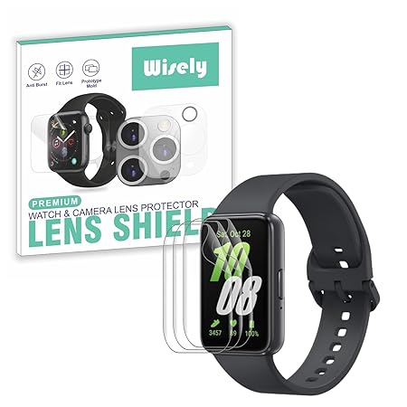 Screen Guard for Samsung Galaxy Fit 3 – 40 mm HD Clear, 9H Protection, Bubble-Free Full Coverage - Pack of 3