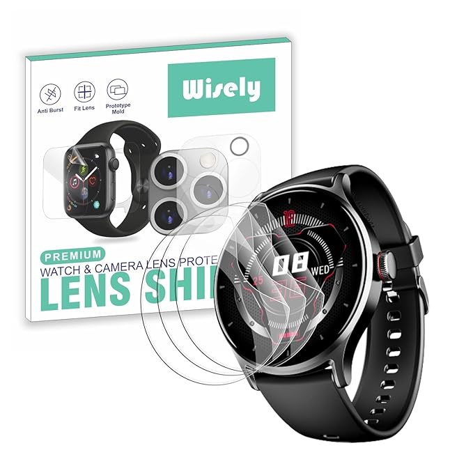 Screen Guard Protector for Boat Lunar Vista Smartwatch (1.52") - Pack of 3