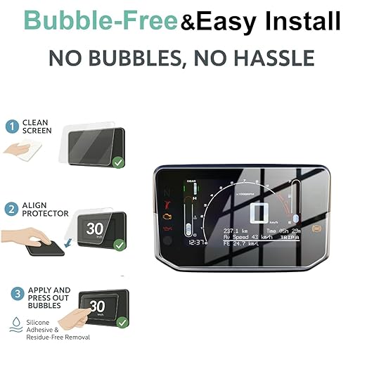 Screen Guard for Hero Xtreme 250R (2025) | HD Clear Full Cover Digital Meter Protector