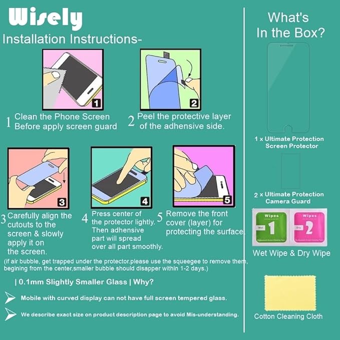 Screen Guard Combo Pack for Redmi 15 5G | 2 Camera Glass + 1 Front Flexible