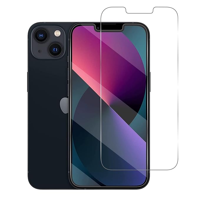 Apple iPhone 13 Screen Protector – 9H HD Clear Flexible Nano Glass | Anti-Scratch, Bubble-Free