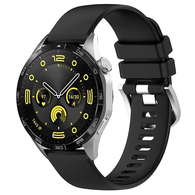 Wisely Adjustable Silicone Replacement Strap for CMF by Nothing Watch Pro & Watch Pro 2 – Durable, Stylish & Comfortable Smartwatch Band with Steel Buckle