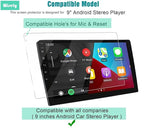 Wisely 9-Inch Android Car Stereo Screen Guard – HD Clear, 9H Anti-Scratch, Full Coverage