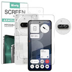 3-in-1 Nano Glass Screen Protector with Front, Back & Camera Guard for Nothing Phone 3a