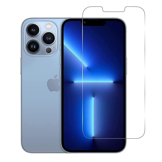 Apple iPhone 13 Pro Screen Protector – 9H HD Clear Flexible Nano Glass | Anti-Scratch, Bubble-Free