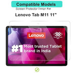 Wisely Premium Screen Protector for Lenovo Tab M11 |11-inch| – 9H Hardness, Anti-Scratch, Drop Resistant, HD Clear Glass Guard with Easy Installation Kit