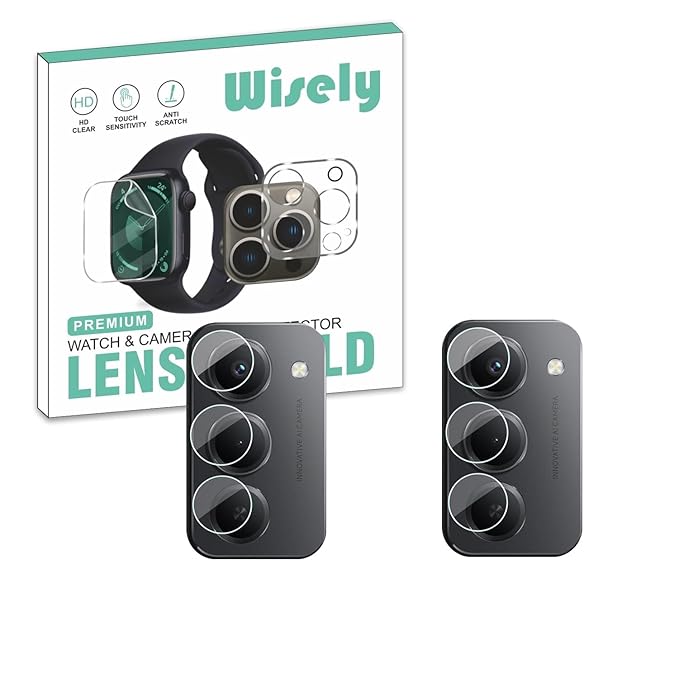 Camera Glass Guard for Redmi 15 5G, 9H Hardness, HD Clear, Anti-Scratch - Pack of 2