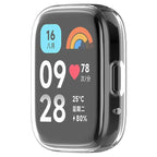 Wisely Protective Case Cover for Redmi Watch 3 Active – Soft TPU Full Screen Protector, HD Clear, Anti-Scratch, Shockproof, Transparent