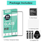 Tempered Glass for Apple iPhone 13/13 Pro & iPhone 14/14 Pro (6.1-Inch) | 9H Hardness | HD Clear | Scratch Resistant | Easy Installation Kit