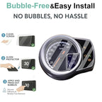 Wisely Premium Screen Guard for Honda H’Ness CB350 – Digital Meter Protector, HD Clear, Anti-Scratch, Full Coverage Instrument Cluster Film