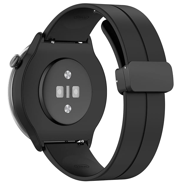 Wisely 22mm Silicone Replacement Strap for Smartwatches