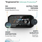 Wisely Screen Guard for New TVS Orbiter Electric Scooter (2025) - TFT Display Digital Meter Protector - HD Clear