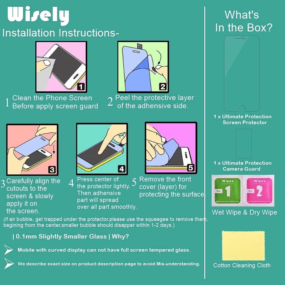 2in1 Nano Glass + Front Guard Screen Protector for Motorola Moto G45 5G | Camera Lens + Display Protection