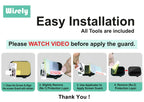 Wisely 3-Pack TPU Screen Guard for Fire-Boltt Snapp Smartwatch – 54.1 mm Full-Cover Protection