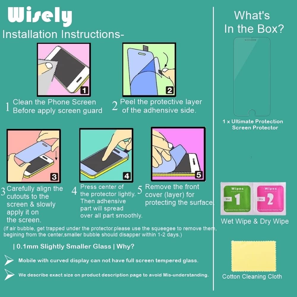 Apple iPhone 13 Screen Protector – 9H HD Clear Flexible Nano Glass | Anti-Scratch, Bubble-Free