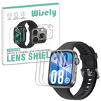 Wisely Pack of 3 Screen Guard Protectors for Huawei Watch Fit 4 (1.82") – HD Clear, Anti-Shock, Scratch Resistant, Full Edge Coverage