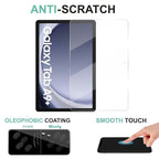 Wisely Premium Tempered Glass Screen Protector for Samsung Galaxy Tab A9 Plus / A9+ [SM-X210/X216] – 11 inch Tablet Guard, 9H Hardness, Scratch Resistant, HD Clear & Bubble-Free