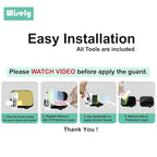 Wisely 3pcs Screen Guard Protector for Fire Boltt Rise Smartwatch 1.85" – HD Full Cover