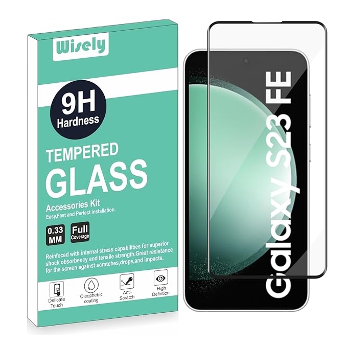 Edge to Edge Tempered Glass for Samsung Galaxy S23 FE 5G