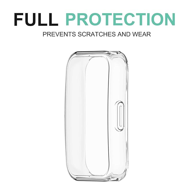 Wisely Protective Case Cover for Huawei Band 10/9/8 Smartwatch – Soft TPU, Full Screen Protector, Anti-Scratch, Shock-Absorbing, Transparent Slim Fit