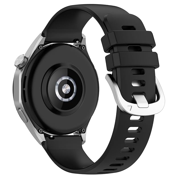 Wisely Adjustable Silicone Replacement Strap for CMF by Nothing Watch Pro & Watch Pro 2 – Durable, Stylish & Comfortable Smartwatch Band with Steel Buckle
