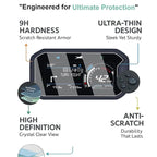 Wisely Premium Screen Guard for TVS JUPITER 125 DT SXC 2025 Scooter – Full Coverage, HD Clear, Anti-Scratch, Easy Installation