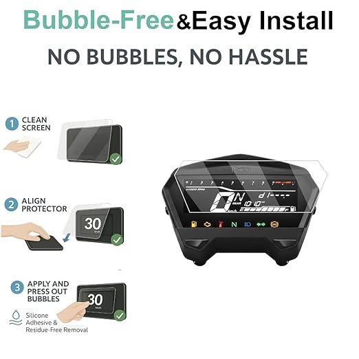 Screen Guard for Hero Xtreme 125R & 160R 4V (2024) | HD Clear Full Cover Digital Meter Protector | Pack of 2