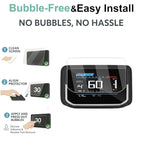 Screen Guard for Hero Glamour X 125 (2025) | HD Clear Full Cover Digital Meter Protector
