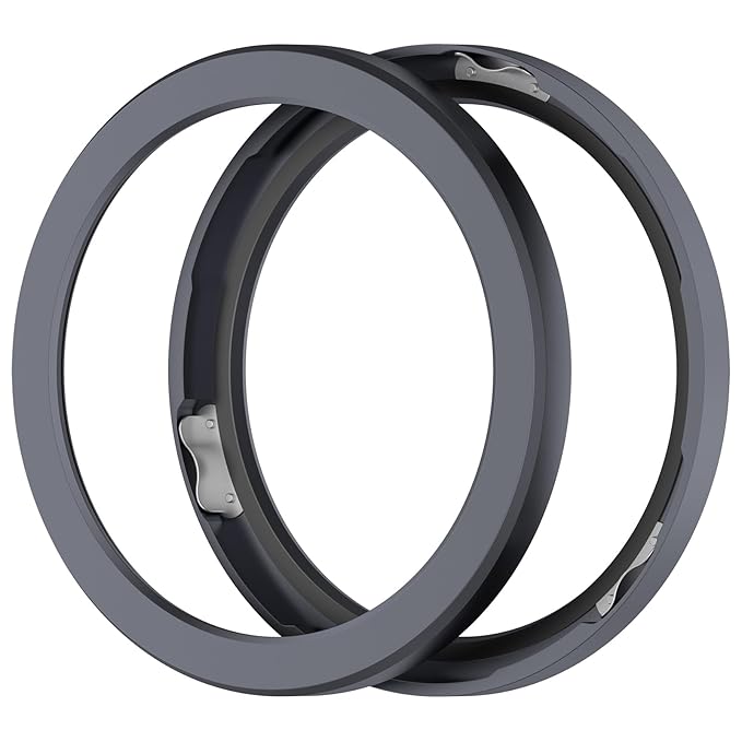 Wisely Protective Bezel Ring Compatible with CMF Nothing Watch Pro 2 – Metal Flat Bezel Guard, Anti-Scratch Bumper Protector (Grey)