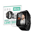 Wisely | 3-Pack | Full-Coverage HD Screen Guard for Fire-Boltt Ninja Call Pro Plus 1.83" Smartwatch – Bubble-Free TPU Protector